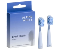 Jordan „Alpine Baltas“ antgalių pakaitiniai antgaliai Sonic dantų šepetėliui, 2 vnt.