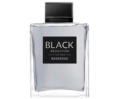 Antonio Banderas Juodas Seduction EDT tualetinis vanduo vyrams, 200 ml
