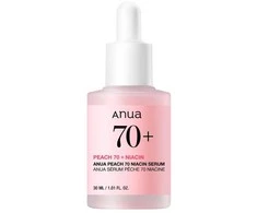 Anua Peach 70 Niacin Serum Šviesinantis veido serumas su persikų ekstraktu ir niacinamidu, 30 ml
