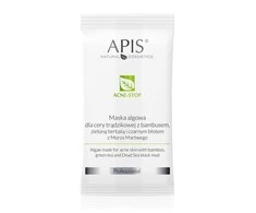 Apis Acne-Stop dumblių kaukė spuoguotai odai su bambuku, žaliąja arbata ir juoduoju Negyvosios jūros purvu 20g