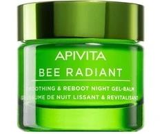 Apivita Bee Radiant Smoothing &amp; Reboot Night Gel-Balm naktinis veido gelinis balzamas, 50 ml