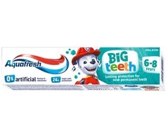 Aquafresh Big Teeth dantų pasta 6-8 metų Paw Patrol 50ml