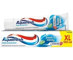 AQUAFRESH Triple Protection dantų pasta Fresh &amp; Minty 100 ml (XL)
