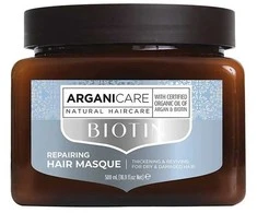 Arganicare Biotino atkuriamoji plaukų kaukė su biotinu 500ml