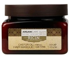Arganicare Plaukų augimą skatinanti kaukė ricinos aliejumi 350ml