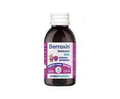 Aronpharma Berroxin Immuno Kids šeivamedžio uogų ir aronijų sirupas vaikams 120 ml