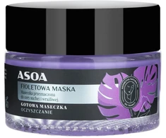 Asoa paruošta naudoti purpurinio molio veido kaukė 50ml