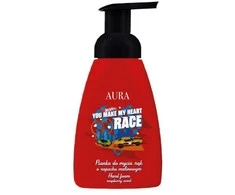 Aura „Hot Wheels“ rankų putos avietėms, 300 ml
