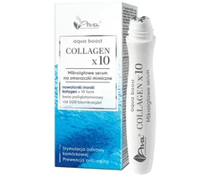 Ava Laboratorium Aqua Boost Collagen x10 mikroigłowe serum na zmarszczki mimiczne 15ml