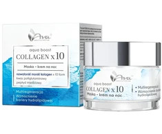 Ava Laboratorium Aqua Boost Collagen x10 maska-krem na noc 50ml