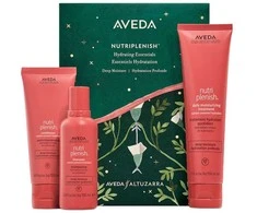 Aveda Nutriplenish rinkinys plaukų šampūnas 100ml + plaukų kondicionierius 100ml + nenuplaunamas kondicionierius 150ml
