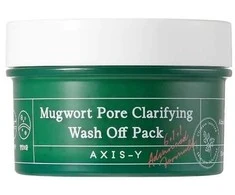 AXIS-Y Mugwort Pore Clarifying Wash Off Pack Poras valanti molio kaukė, 100 ml