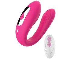 B Series Magic Stimuliatorius – masažuoklis Dual Vibrator USB 5 Functions / Remote Control