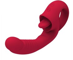 B Series Magic Wibrator – įkraunamas laižantis vibratorius USB 10 funkcijos
