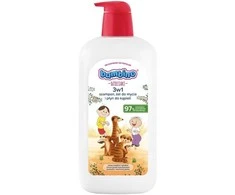 Bambino Vaikiškas 3in1 Meerkats šampūnas, dušo želė ir vonios putos 1000ml