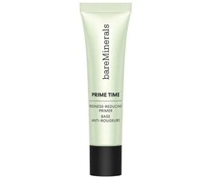Bare Minerals Bareminerals Prime Time Redness-Reducing Primer paraudimą mažinanti makiažo bazė, 30 ml