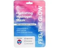 Beauty Formulas Drėkinamoji hidrogelio kaukė Drėkinamoji hidrogelio kaukė su hialurono rūgštimi ir vitaminu E 1 vnt.