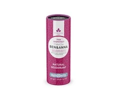 Ben &amp; Anna Natural Soda Dezodorantas natūralus soda pagrindu pagamintas dezodorantas, kartoninis lazdelė Rožinė Grepefruit 40g