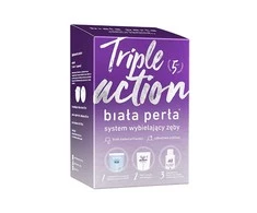 Biaa Pera Trigubo veiksmo namų dantų balinimo rinkinys balinamoji dantų pasta 30 ml + balinimo gelis 50 ml + burnos skalavimo skystis 100 ml + formavimo pagalvėlės x3