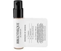 Bibliotheque De Parfum Memoirs Of Geisha EDP Purškiklis Purškiklis Sample 2ml