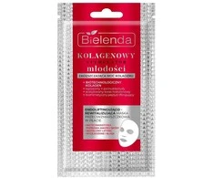 BIELENDA Collagen Youth Stimulator Endolifting ir atgaivinanti kaukė nuo raukšlių