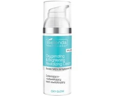 Bielenda Professional „Oxy Glow“ deguonimi prisotinantis ir skaistinantis atgaivinamasis kremas 50 ml