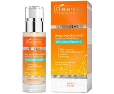Bielenda Professional „SupremeLab Energy Boost“ emulsinis serumas-švirkščiamas maitinamasis ir gaivinantis 15 % dvigubo vitamino C 30 ml