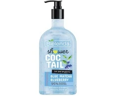 Bielenda Shower Cocktail energizuojanti dušo želė Mėlyna Matcha + Blueberry 400ml