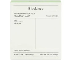 Biodance Raminanti veido kaukė „Gaivinanti jūros dumblių sviesto kaukė“ (tikra giluminė kaukė) 4 vnt.