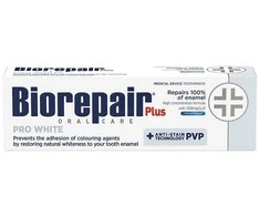 Biorepair Plus Pro Baltas balinamoji dantų pasta 75 ml