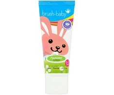Brush-Baby -Baby Obuolių mėtų dantų pasta vaikams 0-3l 50ml