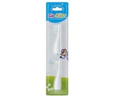 Brush-Baby -Baby GoKidz kelioninės sonic dantų šepetėlių galvutės 3-6 metų vaikams, 2 vnt.