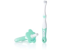 3Mk Brushbaby BRUSHBABY TEETHER + ŠEPETĖLIS 0-18 mėn