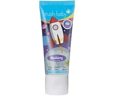Brush-Baby -Baby Rocket dantų pasta vaikams 3+ Blueberry 50ml