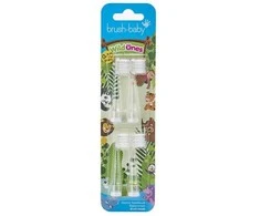 Brush-Baby -Baby -Baby WildOnes sonic dantų šepetėlių galvutės 0-10l 4 vnt.