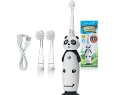 Dantų šepetėlis Brush-baby ŠEPETĖLIS BABY_Wild Ones szczoteczka soniczna vaikams 0-10 Panda