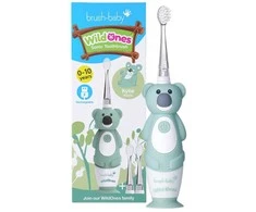 Brush-Baby -Baby „WildOnes“ ultragarsinis dantų šepetėlis vaikams nuo 0 iki 10 l, Kylie Koala skonio