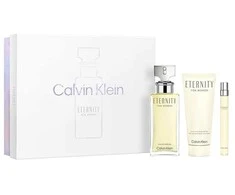Calvin Klein Eternity rinkinys moterims (EDP, 100 ml + kūno losjonas, 100 ml + EDP, 10 ml)