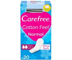 Carefree Cotton Feel wkładki higieniczne nieperfumowane Normal 20szt