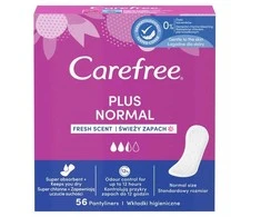 Carefree Plius Original Pėdkelnių įklotai Fresh Scent 56vnt.