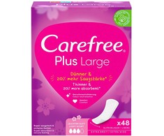 Carefree Plus Large Light Scent higieniniai įklotai 48 vnt.