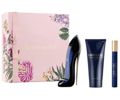 Carolina Herrera Good Girl rinkinys moterims (EDP, 80 ml + kūno losjonas, 100 ml + EDP miniatiūra, 10 ml)