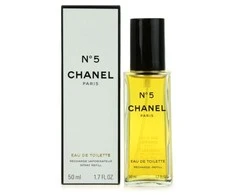 Chanel No 5 EDT tualetinis vanduo Refill moterims, 50 ml