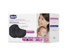 CHICCO 00061773900000 Krūtų įklotai 60 vnt juodi