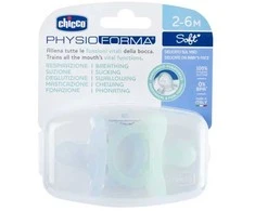 Chicco PhysioForma® minkštas čiulptukas 2-6M 2 vnt.