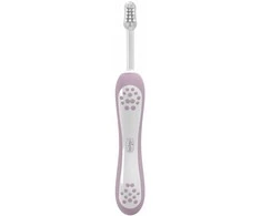 CHICCO 00012081000000 Lila dantų šepetėlis 6-36 m
