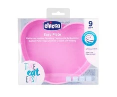 Dėklas Chicco Mergaitės širdelės silikoninė plokštelė