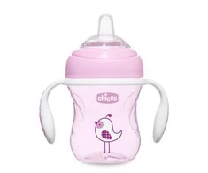 "Chicco" puodelis rožinės spalvos, 4m+