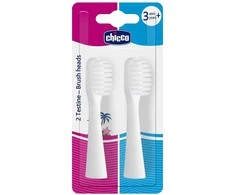 CHICCO 00008545010000 elektrinės dantų šepetėlio galvutės 36m+