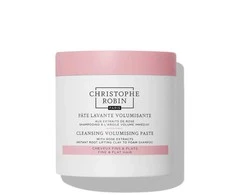 Christophe Robin Cleansing Volumizing Paste With Rose Extracts Valomasis šampūnas pastos pavidalu, pakelia plaukus prie šaknų 250ml
